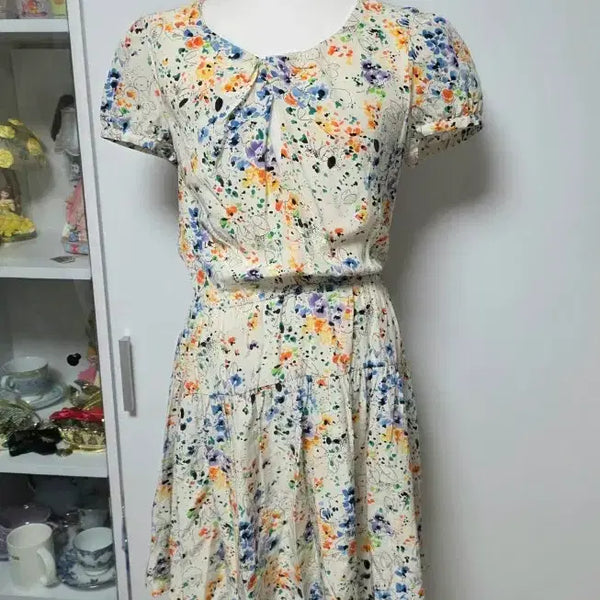 [BUNJANG] American Brand Floral Juicy Banded Dress / 미국브랜드 플라워 juicy 밴드 원피스