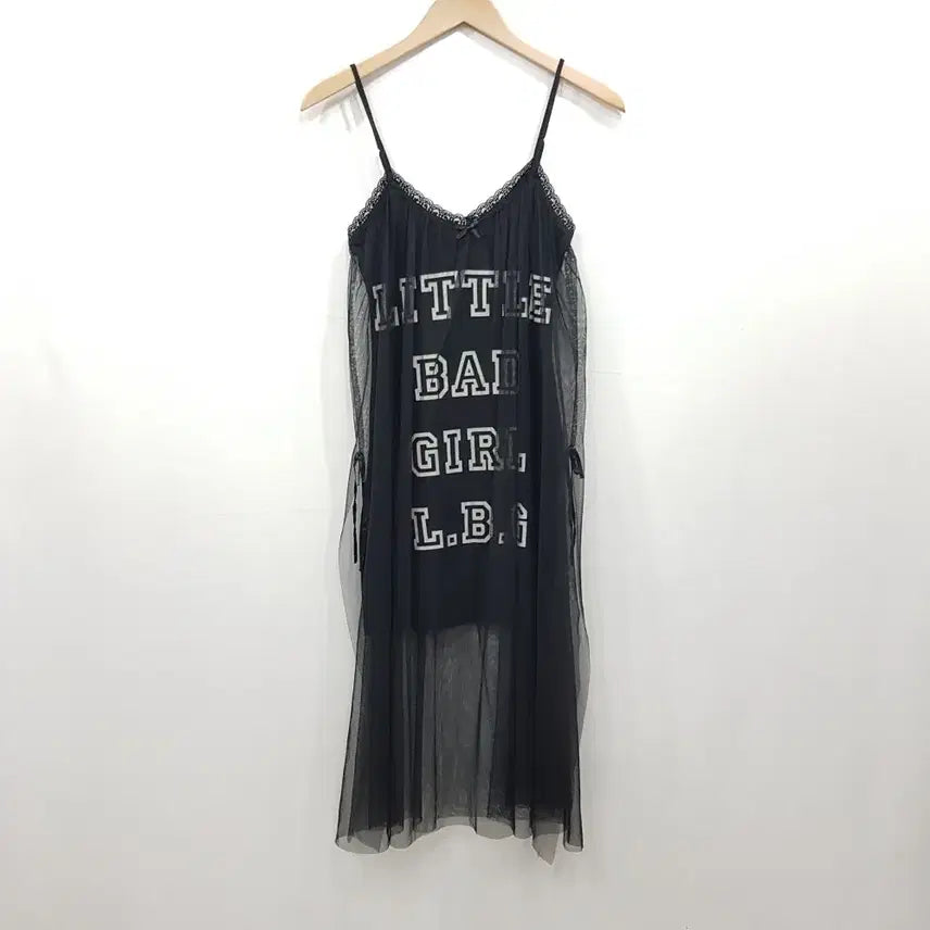 [BUNJANG] Vintage Lace Mesh Sleeveless Long Dress - Women's Medium / R751 빈티지 레이스 망사 키치룩 슬리브리스 나시 롱 원피스 여M