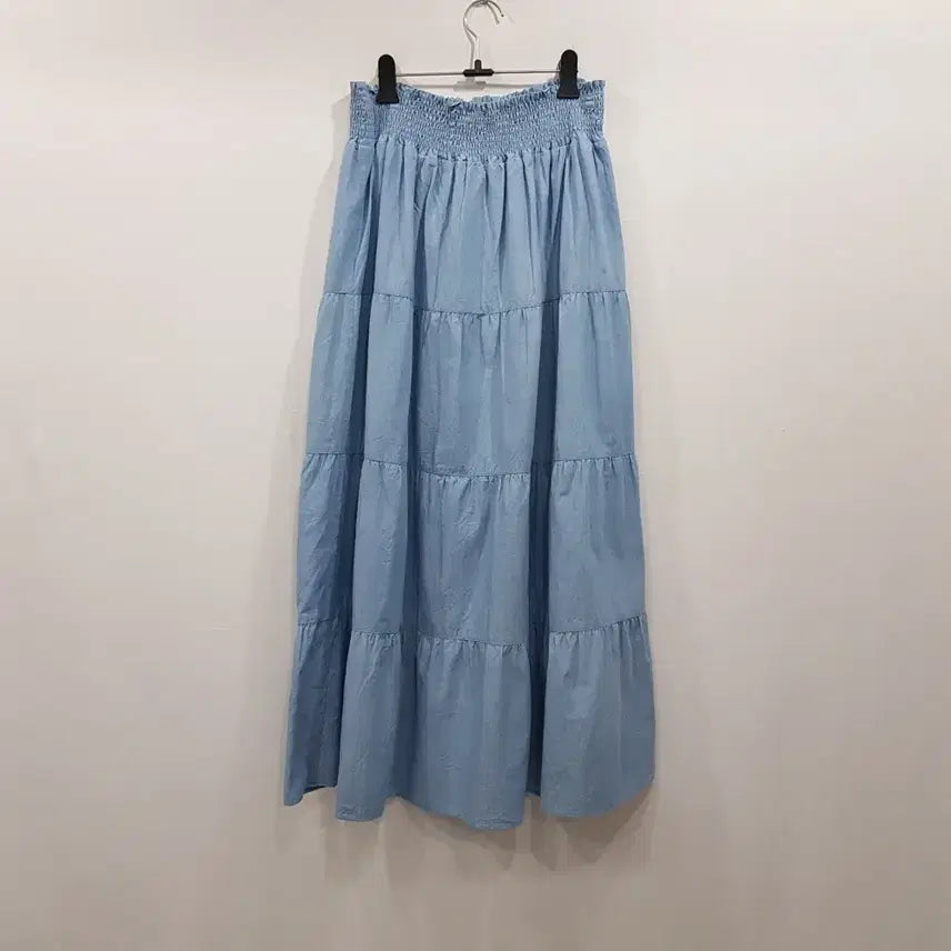 [BUNJANG] Vintage Banding High-Waist Mori Girl Long Skirt / R757 빈티지 밴딩 하이웨스트 모리걸 하구미룩 캉캉 롱 스커트 여F