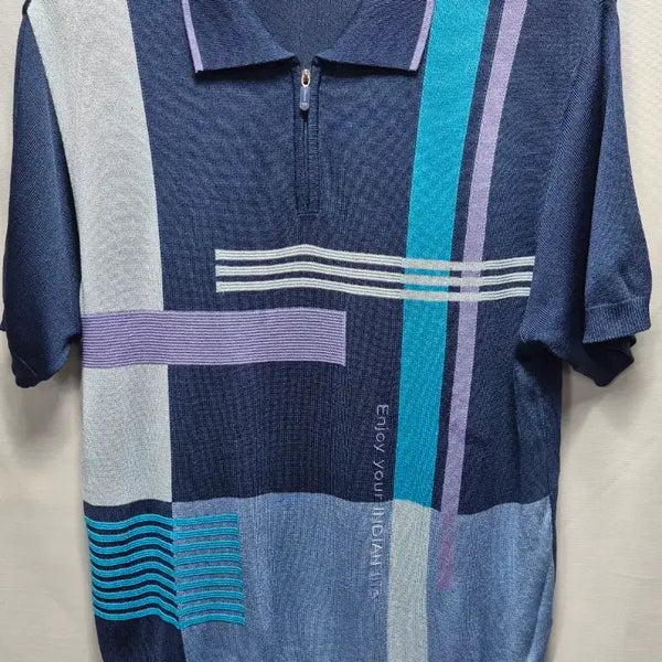 [BUNJANG] Indian Knit Short Sleeve Top / 인디안 니트반팔