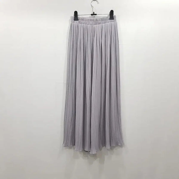 [BUNJANG] VintageBand Vintage Waist Pleated 9-Part Wide Pants (Size S) / R761 빈티지 밴딩 플리츠 주름 9부 통 와이드 바지 여S