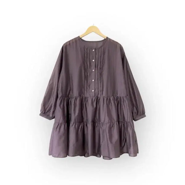 [BUNJANG] Green C Lavender Flower Light Dress / 그린씨 라밴더 플라워 라이트 원피스