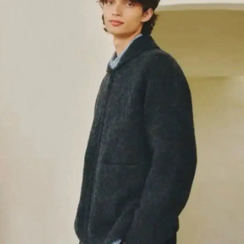 [BUNJANG] ARTIFICE cardigan Charcoal / 아트이프액츠 가디건