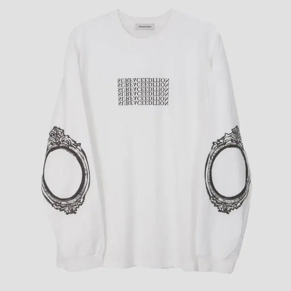 [BUNJANG] Surface Edition Mirror Long Sleeve White L / 서피스에디션 미러 롱슬리브 화이트 L