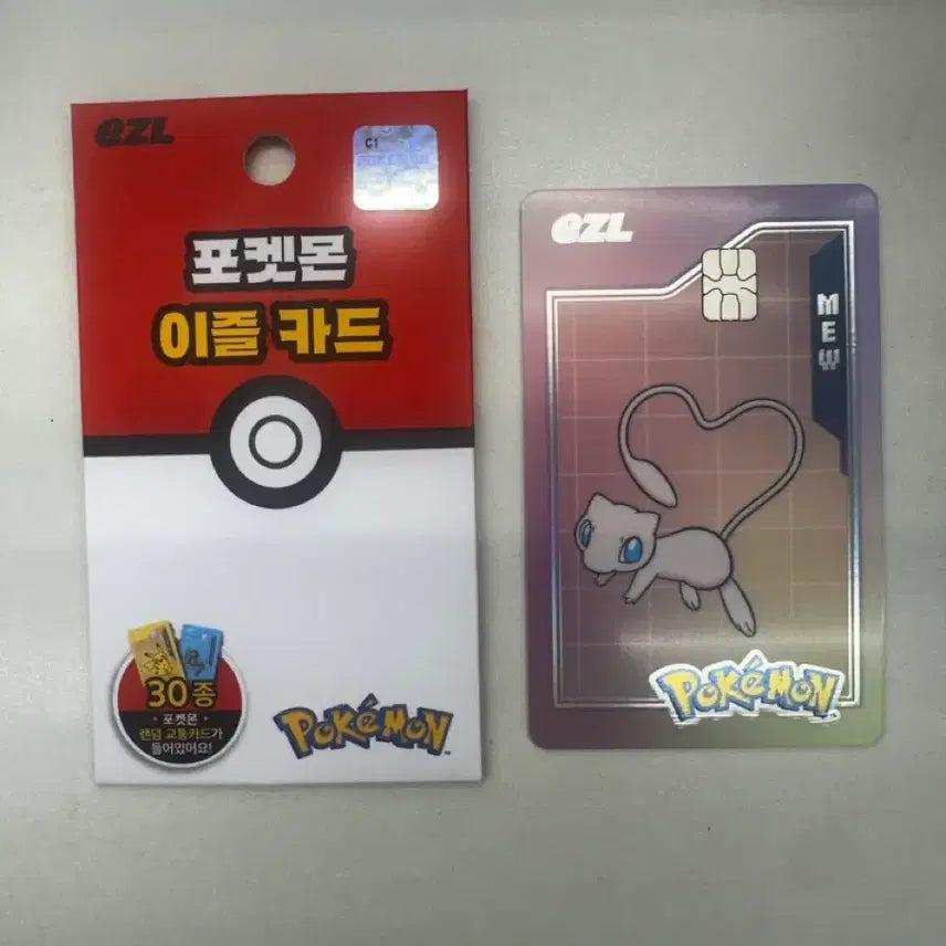 [BUNJANG] Pokemon Izzle Transit Card Mew / 포켓몬 이즐 교통카드 뮤 팝니다