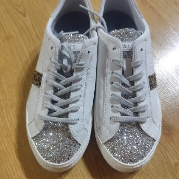 [BUNJANG] D.A.T.E. Women's Premium Leather Sneakers White EU 36 / D.A.T.E 여성용 스니커즈