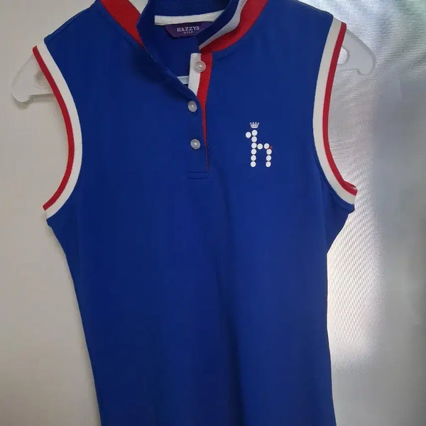 [BUNJANG] Hazzys Golf Sleeveless T-shirt Size 90 / 헤지스 골프웨어 티 사이즈 90호 디자인강추 실착별로 사진참고