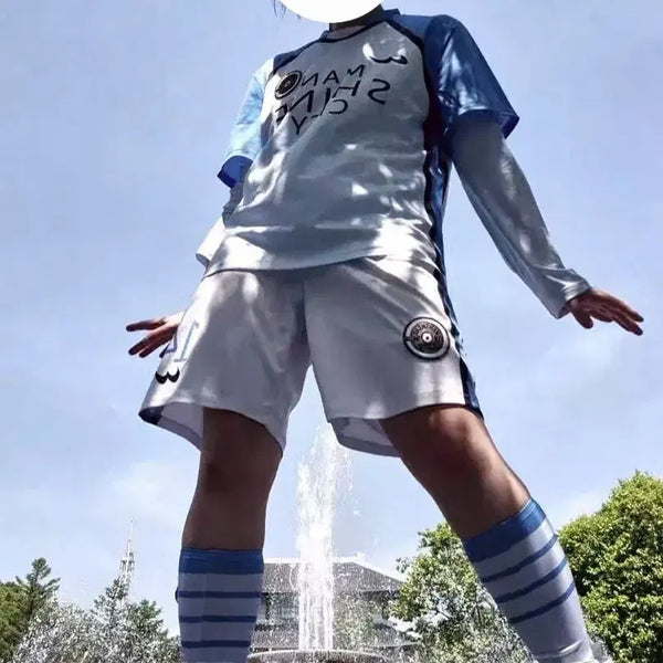 [BUNJANG] Blue Lock Mikage Reo Manshine City Match Uniform Cosplay Costume / 블루록 미카게 레오 맨샤인시티 경기복 코스프레 의상 판매