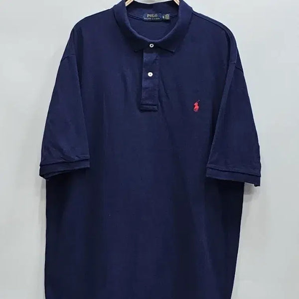 [BUNJANG] Polo Ralph Lauren Men's Mesh Polo Shirt Navy XLT / POLO 폴로 랄프로렌 메시 폴로 셔츠 / 남 XLT (추천 키 180이상) 네이비