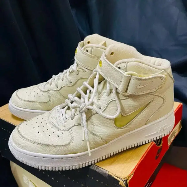 [BUNJANG] Nike Air Force 1 Mid SC Cream (1998) / 98 나이키 에어포스 1 미드 sc 크림포스