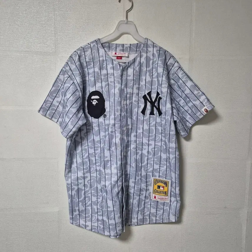 [BUNJANG] BAPE New York Yankees Baseball Jersey / 베이프 뉴욕 양키스 야구 유니폼 져지