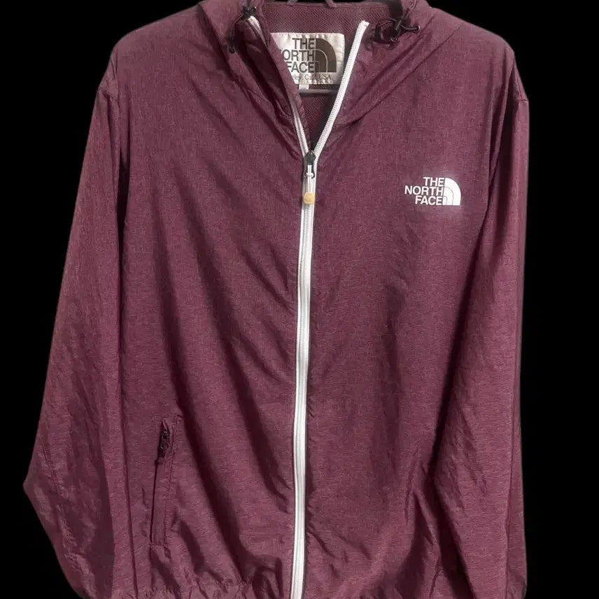 [BUNJANG] The North Face Berkeley Label Lightweight Hooded Windbreaker Burgundy XL / (105)노스페이스 버클리 라벨 경량 후드 바람막이