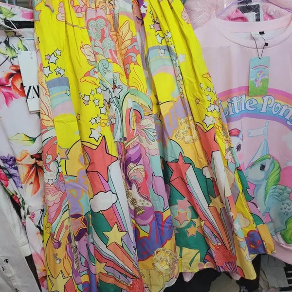 [BUNJANG] Unique Pattern Long Skirt / 유니크 수입스커트 롱 스커트
