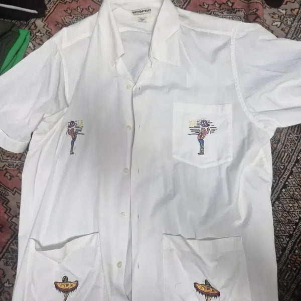 [BUNJANG] BIRTHDAYSUIT Customellow White Shirt / BIRTHDAYSUIT 화이트 셔츠/커스텀멜로우