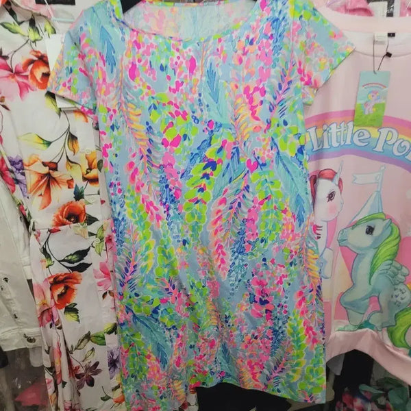 [BUNJANG] Lilly Pulitzer Floral Pattern Dress S / 릴리 퓰리처 원피스수입 S