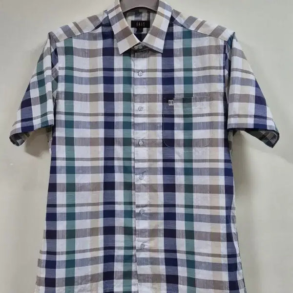 [BUNJANG] Daks Men's High-Quality Cotton Blend Long-Sleeve Shirt Size 105 / 닥스 고급 남방 남자 105싸이즈