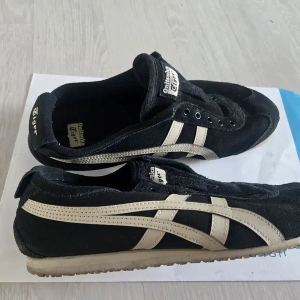 [BUNJANG] Onitsuka Tiger Mexico 66 Black & Putty Sneakers 260 / 오니츠카타이거 멕시코 66 블랙&퍼티 260