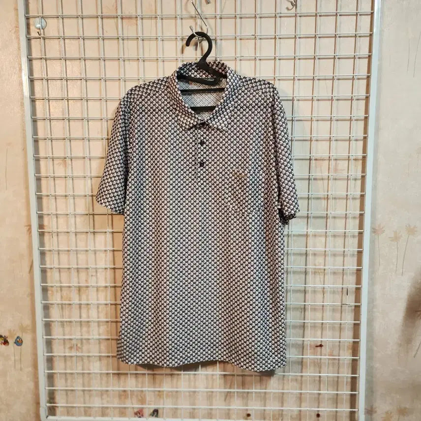 [BUNJANG] Crocodile Men's Slim Fit Long-Sleeve Shirt (Size 110) / (새상품)크로크다일반팔(남슬림110)