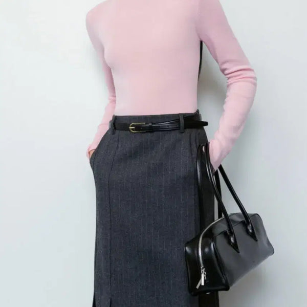 [BUNJANG] AUBE Merino Wool Turtleneck Knit / 오르 메리노울 폴라 니트