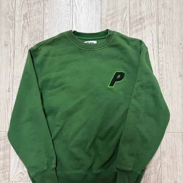 [BUNJANG] Palace Crewneck Sweatshirt Green M / 팔라스 크루넥 맨투맨 그린 m