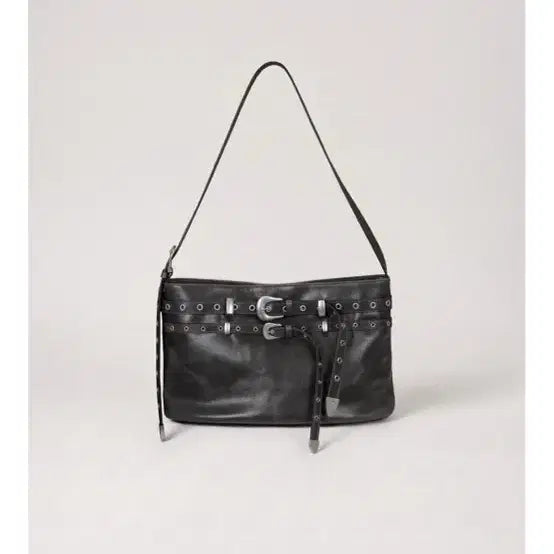 [BUNJANG] AbraMUA Belt Layer Leather Bag / 아비에무아 벨트 레이어 레더백