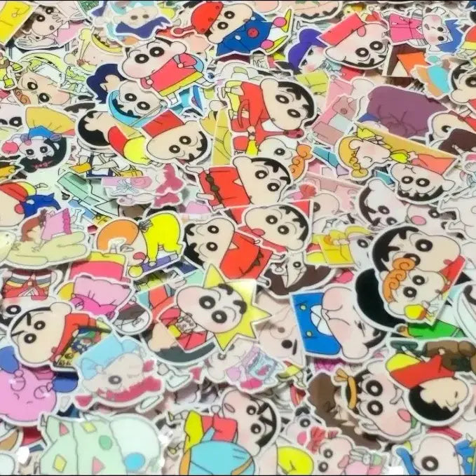 [BUNJANG] Crayon Shin-chan Die-cut Stickers (100 pcs) / 짱구 인스 인컷 100컷
