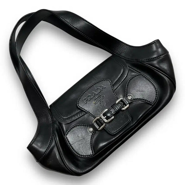 [BUNJANG] PRADA Rock Chic Leather Shoulder Bag / PRADA Rock chic Leather shoulder bag