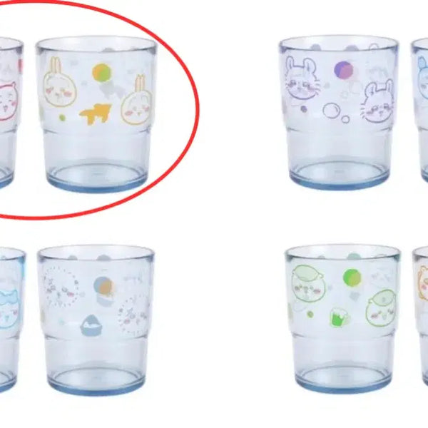 [BUNJANG] Chiikawa Ani Mikuji Cup Set / 치이카와 애니마이쿠지 컵 세트
