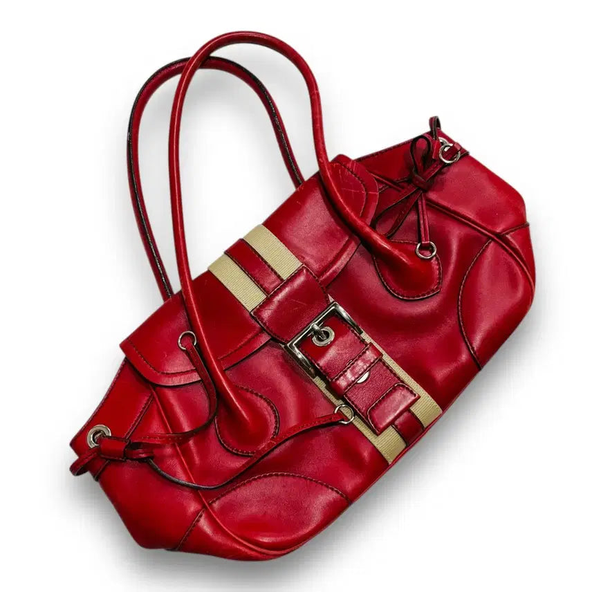 [BUNJANG] PRADA 00s Red Vitello Daino Shoulder Bag / PRADA 00s Red Vitello Daino Shoulder bag