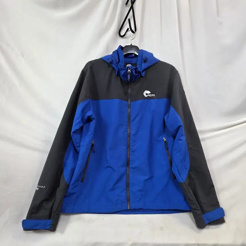 [BUNJANG] Nepa Men's Windbreaker Blue/Black Size 100 / 네파 남성 블루/블랙바람막이100