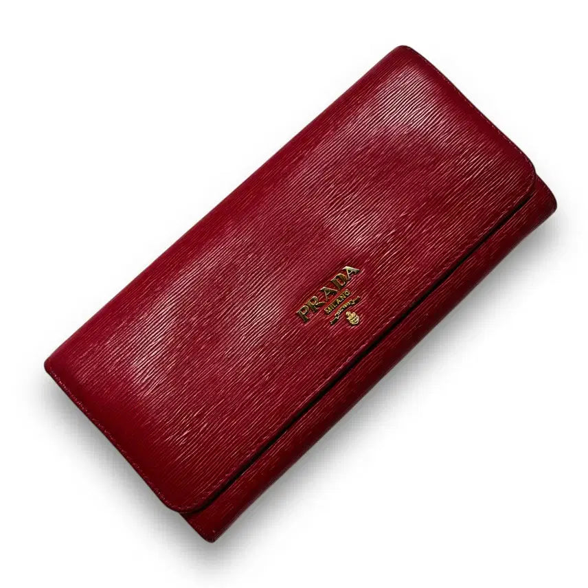 [BUNJANG] PRADA Rubino Vitello Move Long Wallet / PRADA Rubino Vitello move long wallet