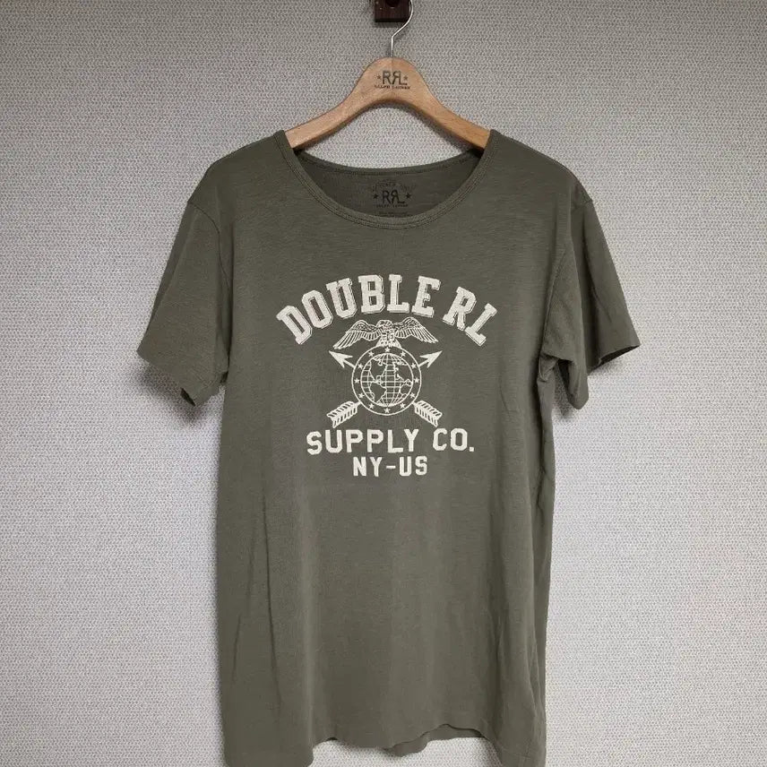 [BUNJANG] RRL Double RL Logo Print T-Shirt / RRL 더블알엘 로고 프린팅 반팔 티셔츠 M