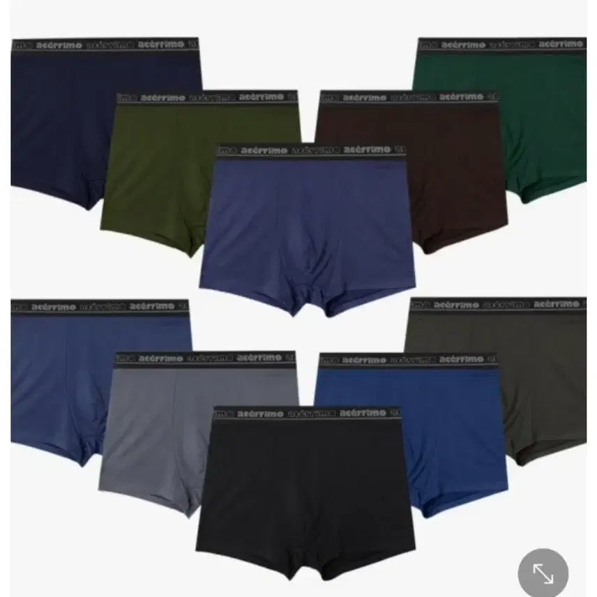 [BUNJANG] Asserymo Men's Boxer Briefs 10-Piece Set / #남성드로즈#남성속옷