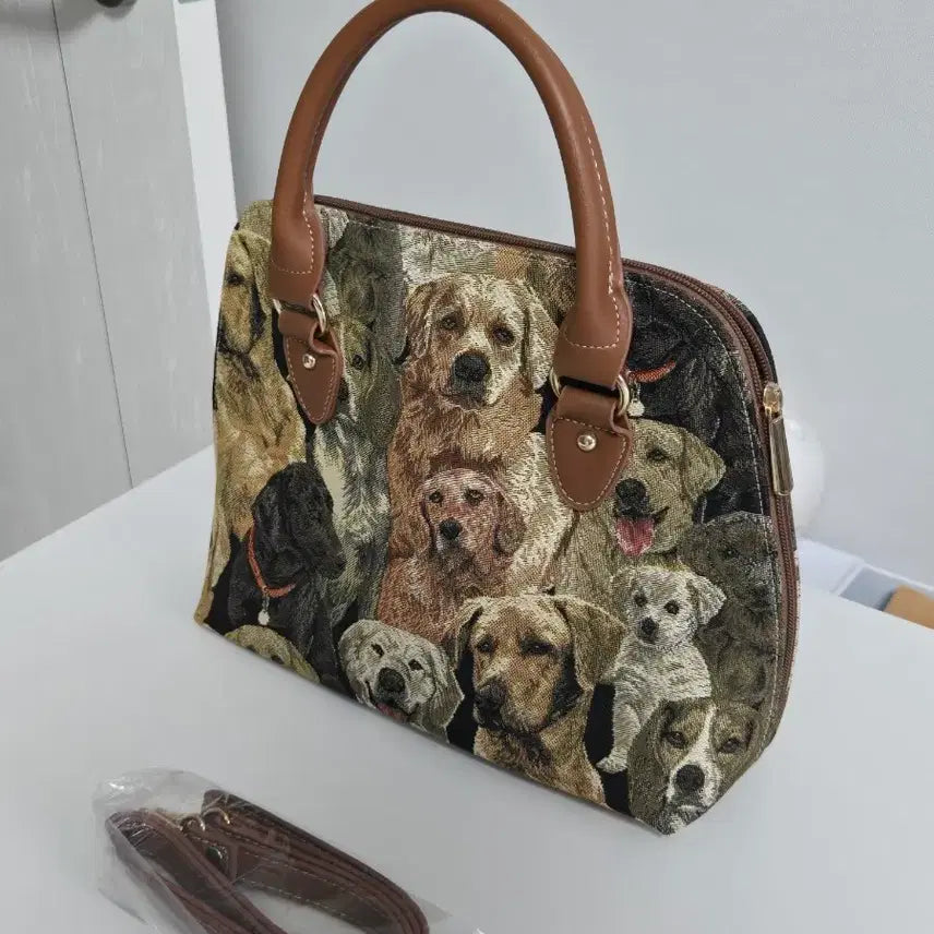 [BUNJANG] Vintage Dog Bag Handbag Crossbody Bag / 빈티지 강아지 가방 핸드백 크로스백