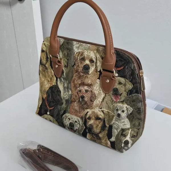 [BUNJANG] Vintage Dog Bag Handbag Crossbody Bag / 빈티지 강아지 가방 핸드백 크로스백
