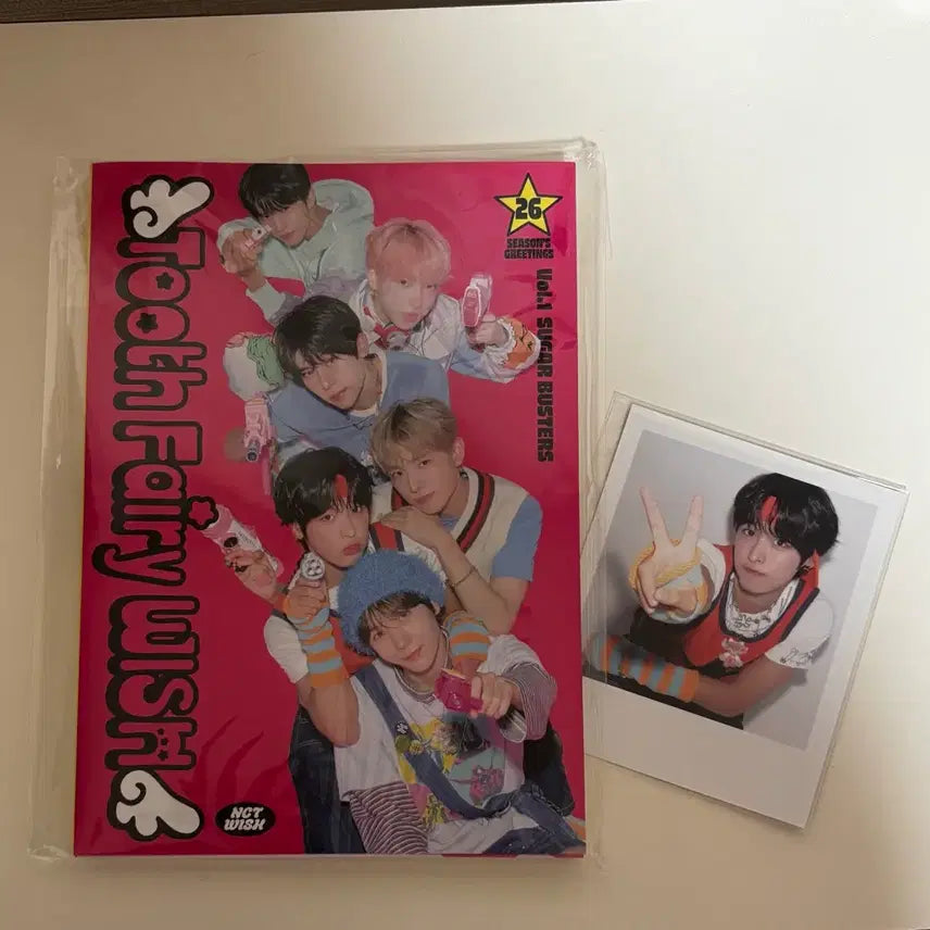 [BUNJANG] Riku Wish 2026 Season's Greetings Diary Polaroid / +리쿠 폴라) 위시 2026 시그 다이어리