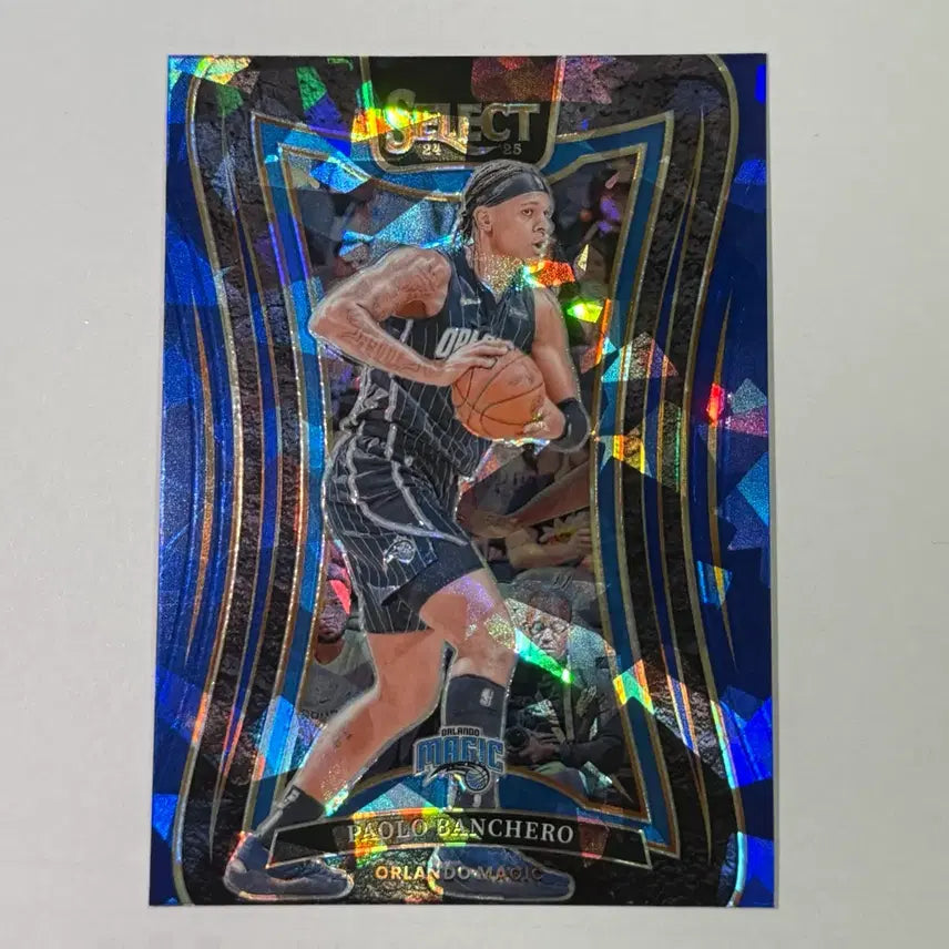 [BUNJANG] Orlando Magic Paolo Banchero Cracked Ice Select NBA Trading Card / 올랜도 매직 파올로 반케로 크랙 아이스 셀렉트 NBA 농구 카드