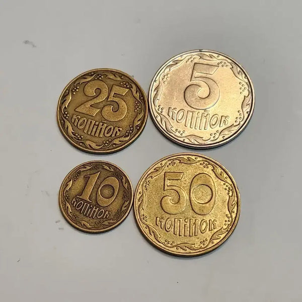 [BUNJANG] Ukraine Kopek Coin Bundle (4 Coins) / 우크라이나 코페크 동전 4개 일괄