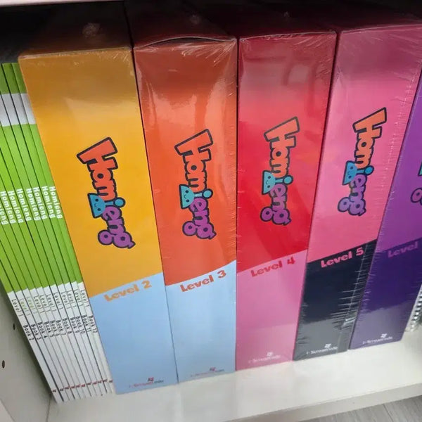 [BUNJANG] Icecream HomeRun Homing English Levels 1-6 Set / 아이스크림홈런 호밍영어 1~6세트