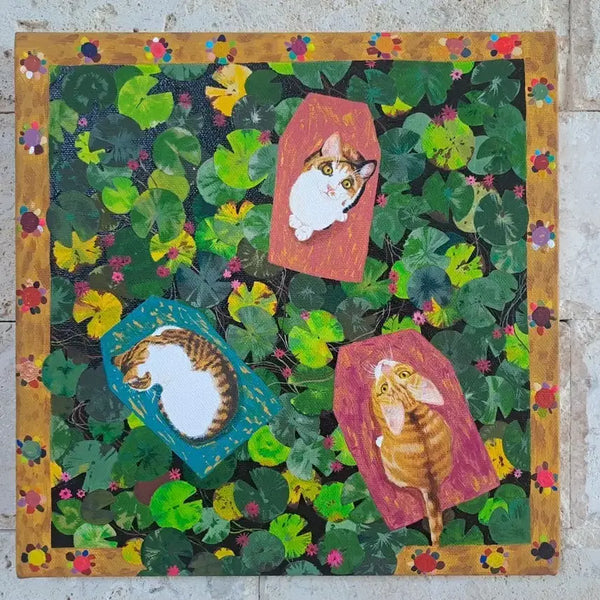 [BUNJANG] Cat Acrylic Framed Art / 고양이 아크릴 그림액자입니다