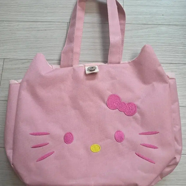 [BUNJANG] Hello Kitty Pink Tote Bag / 헬로키티 토트백 핑크