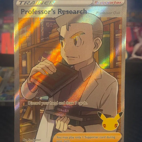 [BUNJANG] Pokemon Card 25th Anniversary North American Edition Professor's Research 024/025 Full Art Holo / 포켓몬 카드 25주년 북미판 박사의 연구 024/025