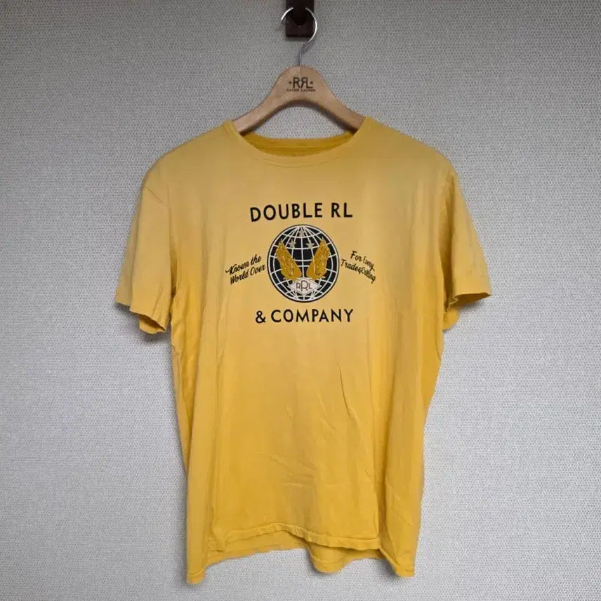 [BUNJANG] RRL Logo Printing Short-Sleeve T-Shirt M / RRL 더블알엘 로고 프린팅 반팔 티셔츠 M