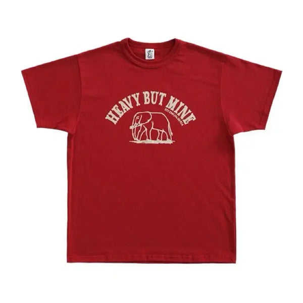 [BUNJANG] CollectPiece HEAVY BUT MINE T-SHIRT (Red) M / 컬렉트피시스 HEAVY BUT MINE T-SHIRTS (RED) M