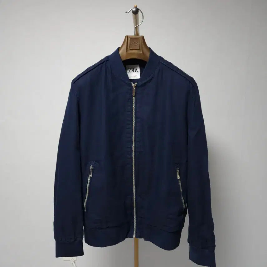 [BUNJANG] Zara Men's Linen Jacket Navy Size 95 / 95 ) 자라 남성 린넨 자켓 네이비