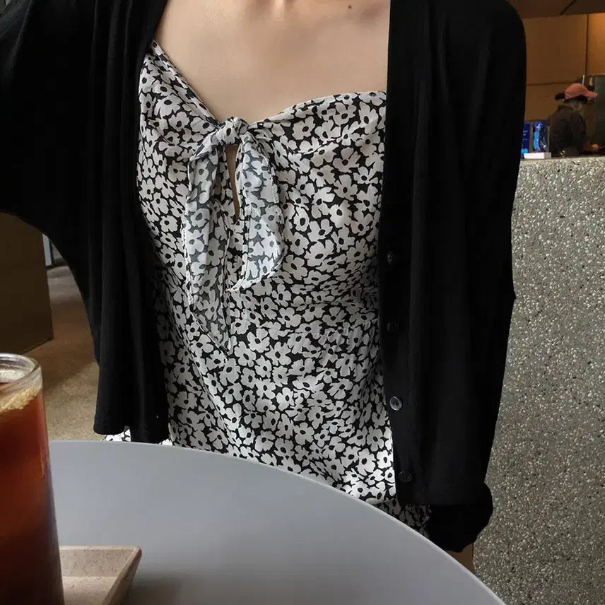 [BUNJANG] Many Many Mode Com Cardigan Black / 미개봉 새상품) 매니매니모드 콤 가디건