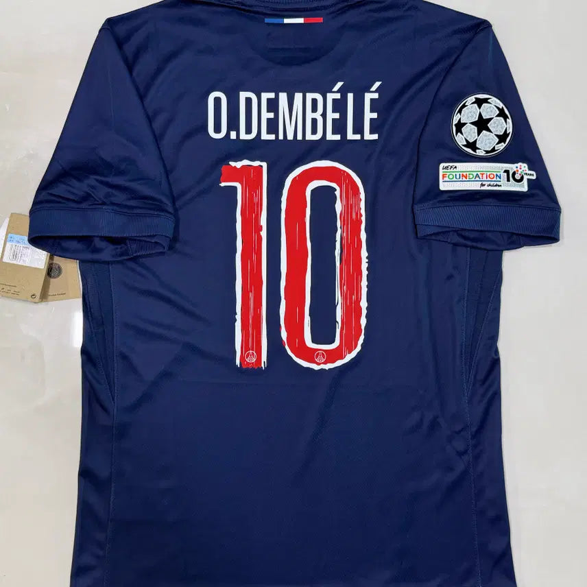 [BUNJANG] Paris Saint-Germain (PSG) 24/25 Home Dembele Authentic Player Version Jersey (M) / 24-25 파리생제르망(PSG) 홈 뎀벨레 유니폼 M 택채새제품