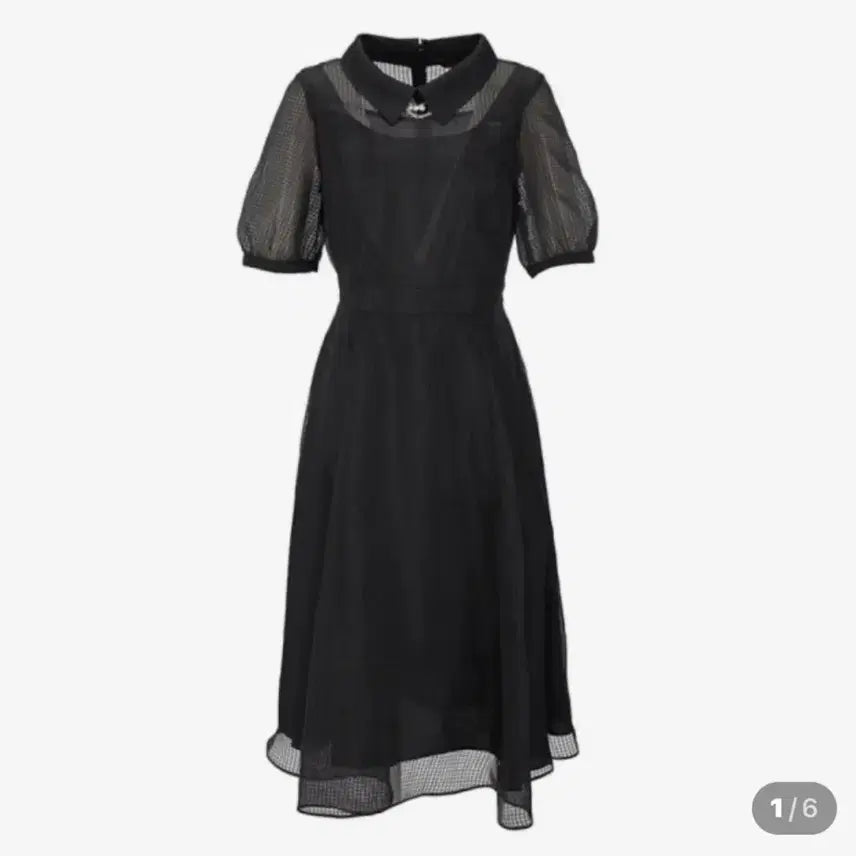 [BUNJANG] SOUP Sheer Flare Dress (SB5OPM2) / [사놓고보관만한새제품] 정가 25만9천원 단종상품 숲 (SOUP) [SOUP] 시스루 플레어 원피스(SB5OPM2)