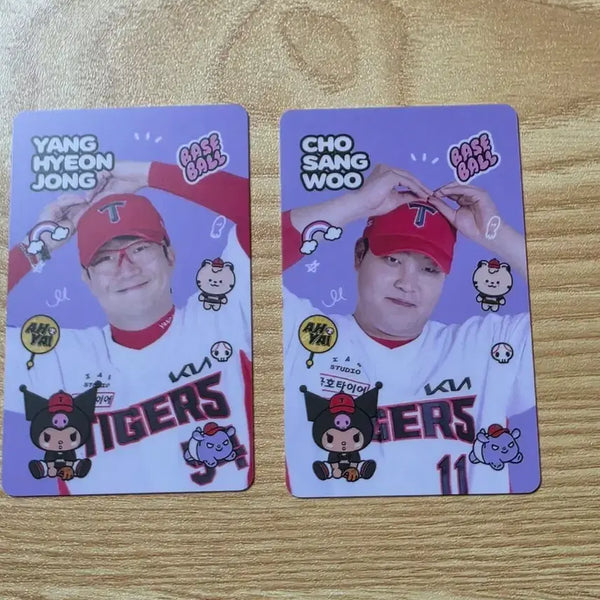 [BUNJANG] Kuro-mi Yang Hyeon-jong Cho Sang-woo Photocard Bundle / 기아타이거즈 쿠로미 포토카드 양현종 조상우 판매