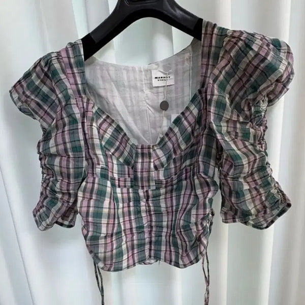 [BUNJANG] Isabel Marant Étoile Blouse Deep Teal Size 38 / 이자벨마랑 블라우스